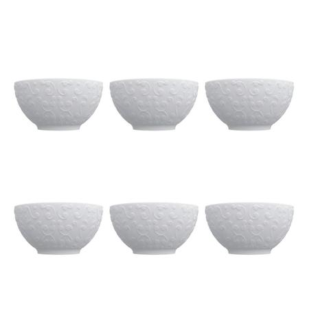 Conjunto 6 Bowls 400 ML Branco Tassel Germer Menor preço em Conjunto 6 Bowls 400 ML Branco Tassel Germer