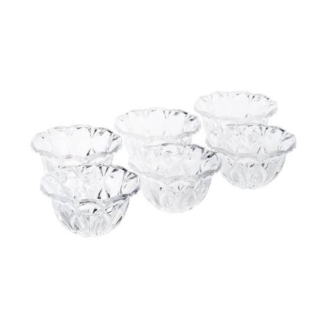 Conjunto 6 Bowls de Cristal Louise 12cmx12cmx6,8cm Rojemac Menor preço em Conjunto 6 Bowls de Cristal Louise 12cmx12cmx6,8cm Rojemac
