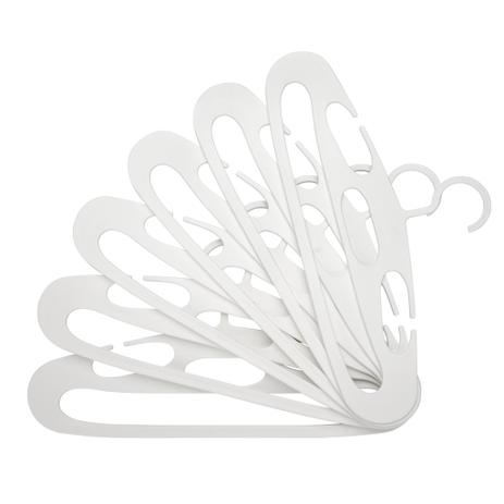 Conjunto 6 Cabides Tutto Piccolo Branco Coza - Brinox Menor preço em Conjunto 6 Cabides Tutto Piccolo Branco Coza - Brinox