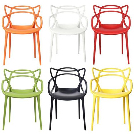 Conjunto 6 Cadeiras Allegra Masters Coloridas - Uni Design Menor preço em Conjunto 6 Cadeiras Allegra Masters Coloridas - Uni Design