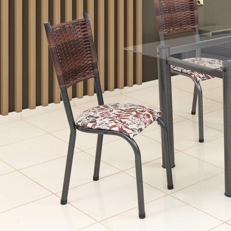 Conjunto 6 Cadeiras Tubulares Mariana Paonanda Prata Martelado/Home - Tubulares paonanda é boa?