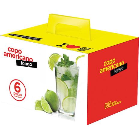 Conjunto 6 Copos 450ml Americano Nadir - Nadir figueiredo Menor preço em Conjunto 6 Copos 450ml Americano Nadir - Nadir figueiredo