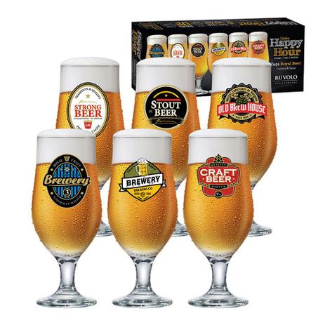 Conjunto 6 copos cerveja 340ml royal beer 6680585 ruvolo Menor preço em Conjunto 6 copos cerveja 340ml royal beer 6680585 ruvolo