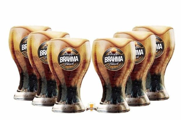 Conjunto 6 Copos Cerveja Brahma Black 430ml Menor preço em Conjunto 6 Copos Cerveja Brahma Black 430ml