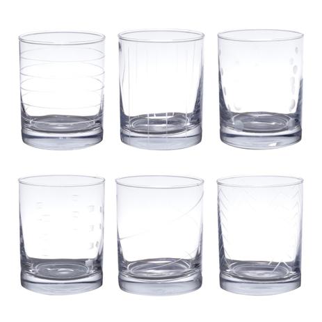 Conjunto 6 Copos De Vidro Para Whisky 340ml Barin Bon Gourmet Menor preço em Conjunto 6 Copos De Vidro Para Whisky 340ml Barin Bon Gourmet