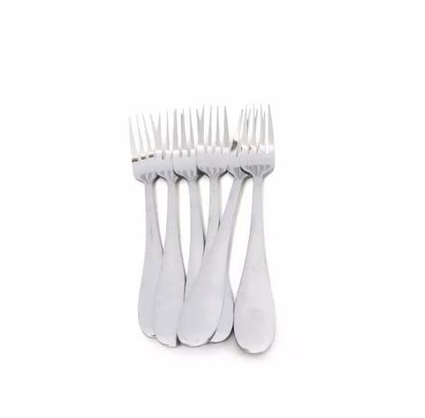 Conjunto 6 Garfos De Mesa Lisos Talher Aço Inox Bares - Kasilar é boa?