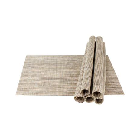 Conjunto 6 peças Jogo Americano de 30 x 45cm PVC - Lívon Menor preço em Conjunto 6 peças Jogo Americano de 30 x 45cm PVC - Lívon