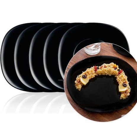 Conjunto 6 Pratos Grande Vidro Temperado Resistente Fundo Almoço Jantar Sopa - Luminarc Menor preço em Conjunto 6 Pratos Grande Vidro Temperado Resistente Fundo Almoço Jantar Sopa - Luminarc