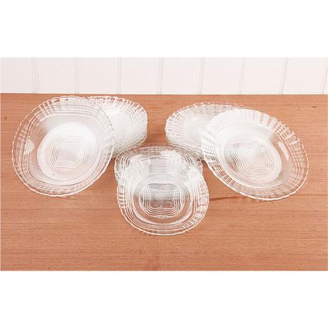 Conjunto 6 Pratos Rasos de Vidro Crystal Wheaton Menor preço em Conjunto 6 Pratos Rasos de Vidro Crystal Wheaton