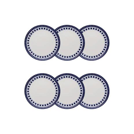 Conjunto 6 Pratos Sobremesa 21 cm Coup Chess - Oxford - Oxford sc Menor preço em Conjunto 6 Pratos Sobremesa 21 cm Coup Chess - Oxford - Oxford sc