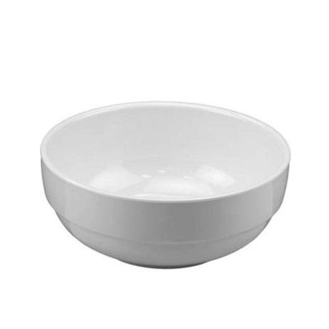 Menor preço em Conjunto 6 Saladeira Bowls Melamina Branca 21Cm - Bestfer