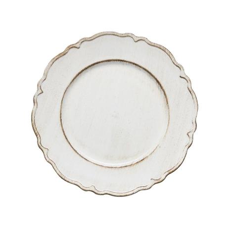 Conjunto 6 Sousplats Patinado De Plástico Moon Branco 33Cm - 6419 - Lyor Menor preço em Conjunto 6 Sousplats Patinado De Plástico Moon Branco 33Cm - 6419 - Lyor
