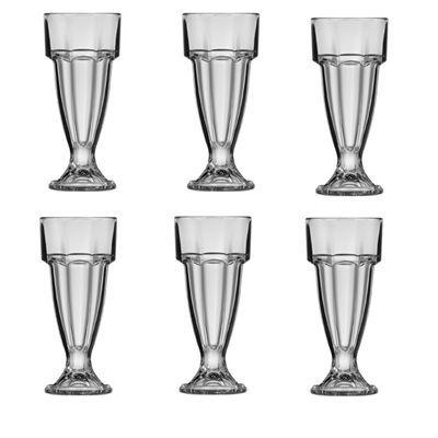 Conjunto 6 Taças Para Chocolate e Sorvete Alta de Vidro 324 ml - monaliza Menor preço em Conjunto 6 Taças Para Chocolate e Sorvete Alta de Vidro 324 ml - monaliza