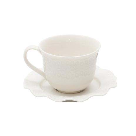 Conjunto 6 Xícaras para Café de Porcelana Princess 90ml Lyor Branco Menor preço em Conjunto 6 Xícaras para Café de Porcelana Princess 90ml Lyor Branco