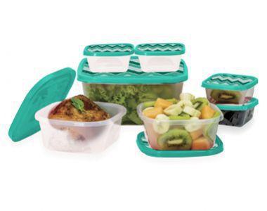 Conjunto 7 Potes Quadrado Salada 230/690/3Litros - 131336 - Jaguar Menor preço em Conjunto 7 Potes Quadrado Salada 230/690/3Litros - 131336 - Jaguar