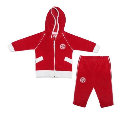 Conjunto Agasalho Bebê Internacional Plush Oficial - Revedor Menor preço em Conjunto Agasalho Bebê Internacional Plush Oficial - Revedor