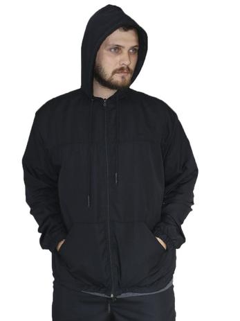 jaqueta tactel masculina preta