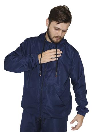 jaqueta tactel preta