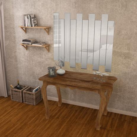Conjunto Aparador Retro Com Painel De Espelhos Caramelo - Jb bechara Menor preço em Conjunto Aparador Retro Com Painel De Espelhos Caramelo - Jb bechara