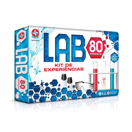 Conjunto Atividades Kit De Experiências Jogo Lab 80 Estrela Menor preço em Conjunto Atividades Kit De Experiências Jogo Lab 80 Estrela