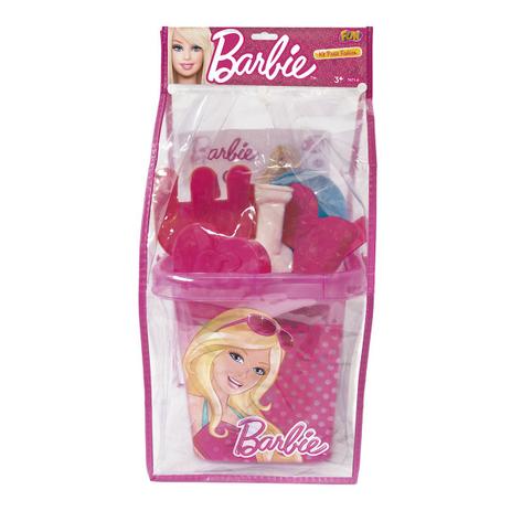 Conjunto Baldinho 7 Peças Fashion De Praia Barbie 7744-7 Fun Menor preço em Conjunto Baldinho 7 Peças Fashion De Praia Barbie 7744-7 Fun