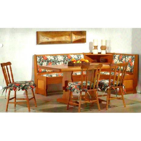 Conjunto Banco De Canto Alemão 1,30 x 1,90 - Madeira Maciça - Flávio Móveis Gramado Menor preço em Conjunto Banco De Canto Alemão 1,30 x 1,90 - Madeira Maciça - Flávio Móveis Gramado