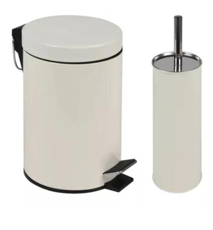 Conjunto Banheiro Ágata 02 Peças Bege Mor Menor preço em Conjunto Banheiro Ágata 02 Peças Bege Mor