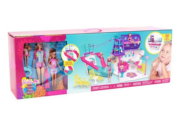 Conjunto Barbie Navio Cruzeiro FHW46 - Mattel Menor preço em Conjunto Barbie Navio Cruzeiro FHW46 - Mattel