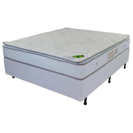 Conjunto Base Box + Colchão Casal Luckspring Molas Ensacadas - Luckspuma Menor preço em Conjunto Base Box + Colchão Casal Luckspring Molas Ensacadas - Luckspuma