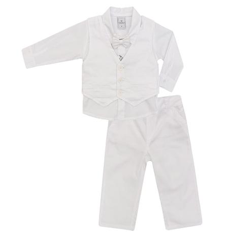 Conjunto Bebê Batizado Longo - Sylvaz Menor preço em Conjunto Bebê Batizado Longo - Sylvaz