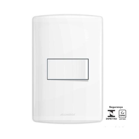 Conjunto Bianco Pró 4x2 interruptor paralelo 85128 branco Alumbra Menor preço em Conjunto Bianco Pró 4x2 interruptor paralelo 85128 branco Alumbra