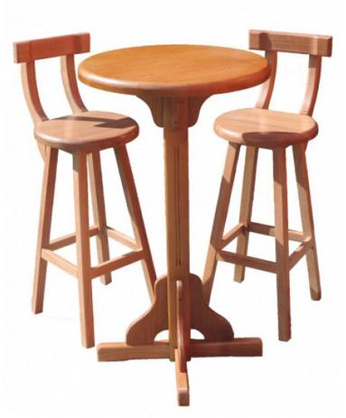 Conjunto bistrô 1 mesa e 2 banquetas altas com encosto madeira maciça lei - sku8810 - Abs atacadista Menor preço em Conjunto bistrô 1 mesa e 2 banquetas altas com encosto madeira maciça lei - sku8810 - Abs atacadista