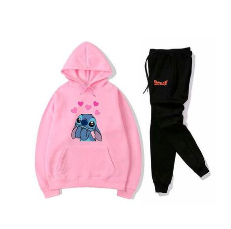 stitch moletom com capuzs women's