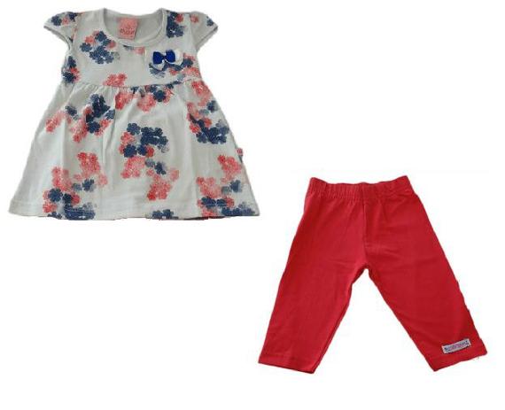 Conjunto Blusa e Capri - Branco e Carmim - Abrange é boa?