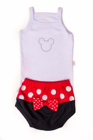 Conjunto Body Alça Feminino Ratinho Brilho - Baby Bless-G Menor preço em Conjunto Body Alça Feminino Ratinho Brilho - Baby Bless-G