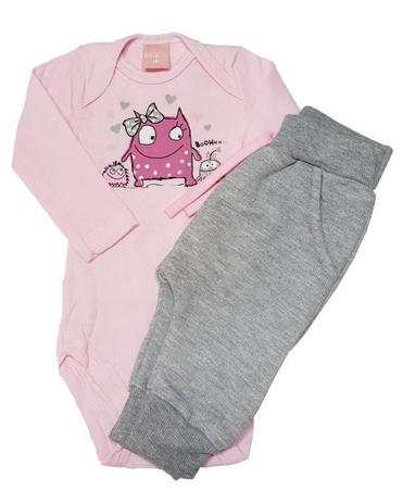 Conjunto  Body e Calça  Saruel TMX Rosa/Mescla / Tamanho M é boa?