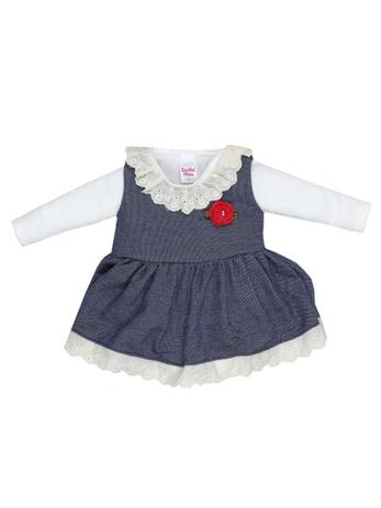 Conjunto Body em Plush e Vestido Bebê Menina Sonho Meu Menor preço em Conjunto Body em Plush e Vestido Bebê Menina Sonho Meu
