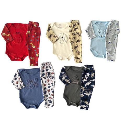 Conjunto Body Manga Longa Bordado e Mijão Estampados - Alyaht Menor preço em Conjunto Body Manga Longa Bordado e Mijão Estampados - Alyaht