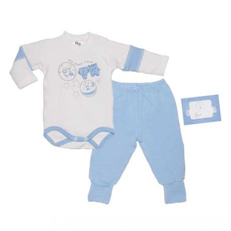 Conjunto Body Manga Longa e Calça em Moletom Strech Felpado - Space - Branco e Azul - BB2 - P Menor preço em Conjunto Body Manga Longa e Calça em Moletom Strech Felpado - Space - Branco e Azul - BB2 - P