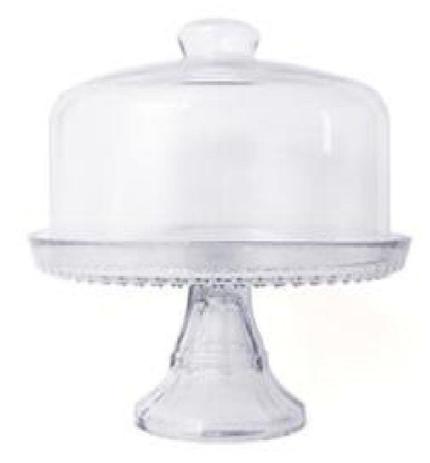 Conjunto Boleira Vidro Vitazza com Pé Menor preço em Conjunto Boleira Vidro Vitazza com Pé
