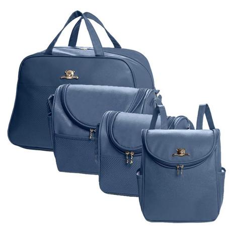 Conjunto bolsa maternidade Maçã do Amor 04 peças - Hug Menor preço em Conjunto bolsa maternidade Maçã do Amor 04 peças - Hug