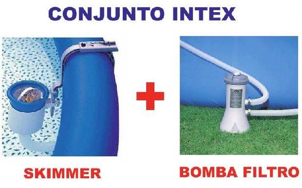 Conjunto Bomba Filtrante Intex 2006 LH 110v + Skimmer é boa?