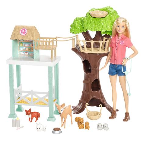 Conjunto Boneca Barbie Cuidadora dos Bichinhos - FCP78 - Mattel Menor preço em Conjunto Boneca Barbie Cuidadora dos Bichinhos - FCP78 - Mattel