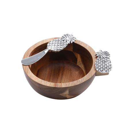 Conjunto Bowl Bon Gourmet Madeira Acácia 1 Espátula Abacaxi Menor preço em Conjunto Bowl Bon Gourmet Madeira Acácia 1 Espátula Abacaxi