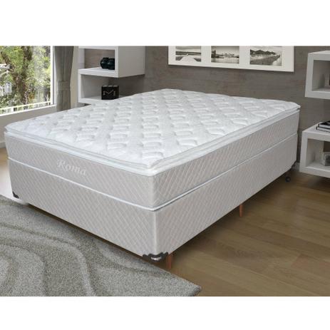 Conjunto Box Casal Molas Ensacadas Roma Umaflex - Cama Box Casal - Magazine  Luiza