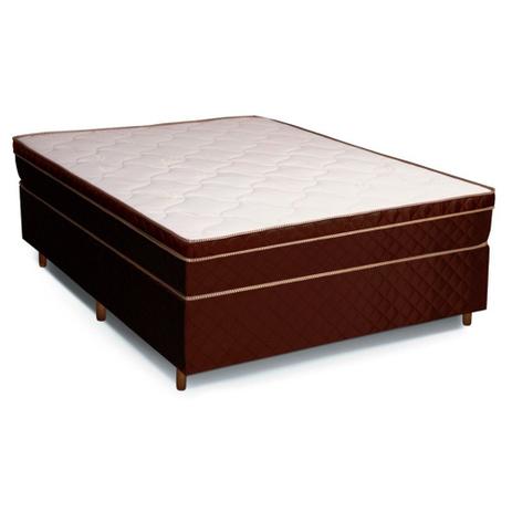 Conjunto Box Colchão Casal Euro Bonnel 138x188x63cm - Pitol Menor preço em Conjunto Box Colchão Casal Euro Bonnel 138x188x63cm - Pitol