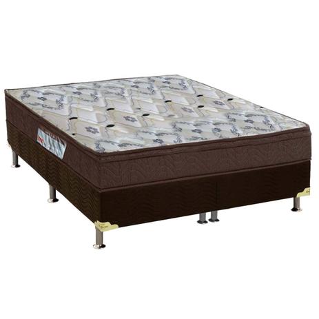 Conjunto Box-Colchão Ortobom D45 Fort Tech+Cama Queen 158 Menor preço em Conjunto Box-Colchão Ortobom D45 Fort Tech+Cama Queen 158