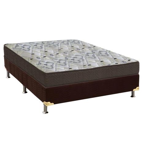 Conjunto Box- Colchão Ortobom ISO 150 Firme+Cama Casal 128 - Cama Box Casal  - Magazine Luiza