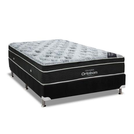 Conjunto Box-Colchão Ortobom Nanolastic + Cama Casal 138 - Cama Box Casal -  Magazine Luiza