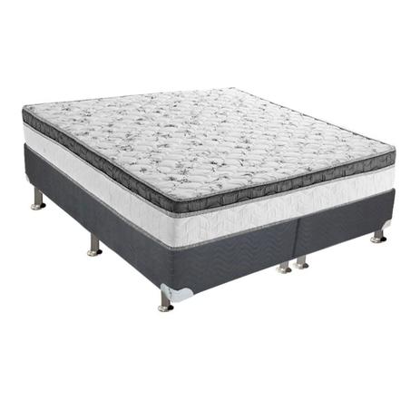 Menor preço em Conjunto Box-ColchãoOrtobom Physical+Cama King 186
